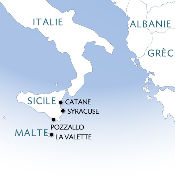 Croisière Douceurs du Sud de Malte à la Sicile