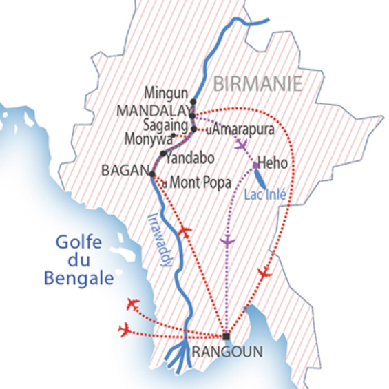 Croisière Au Coeur de la Birmanie