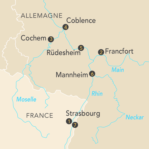 Croisière musicale sur le Rhin dans le sillage de Schubert
