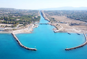 Passage du canal de Corinthe - Athènes