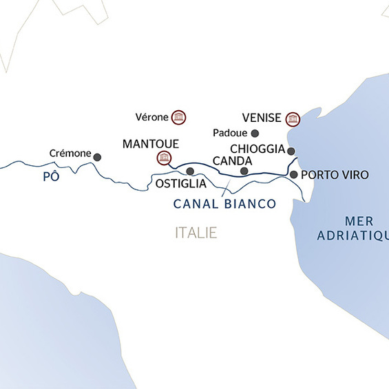 Venise, la Vallée du Pô