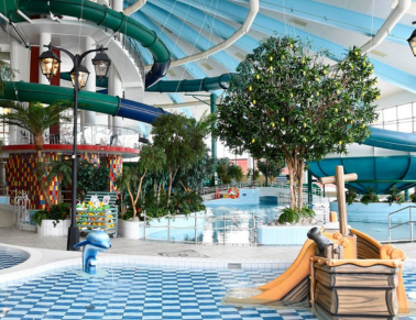 La piscine de l'hôtel Pitea
