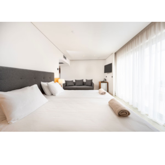 Chambre supérieure quadruple vue mer 