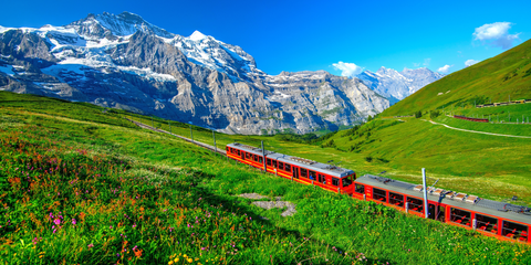 Croisi&egrave;re fluviale de l'Alsace aux sommets des Alpes suisses