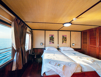 Ma cabine sur le RV Indochine