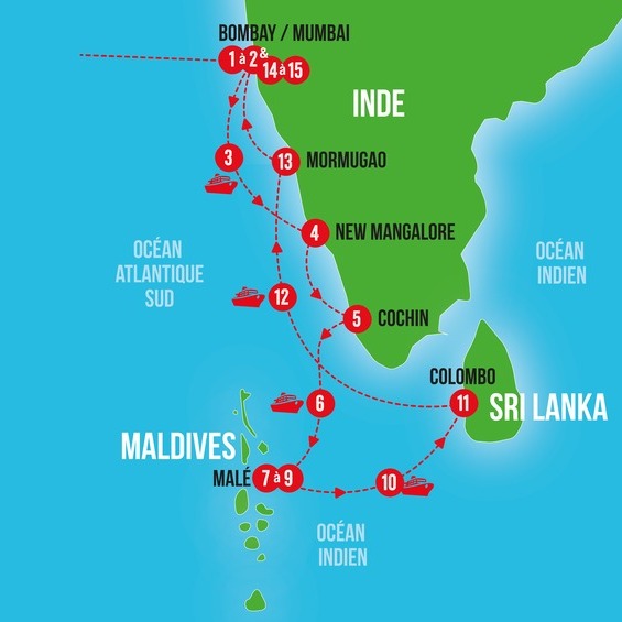 Sri Lanka - Maldives et Inde : Mille Parfums !